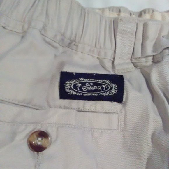 GO BARE FOOT men's Khaki shorts Waist 36 - Picture 4 of 5